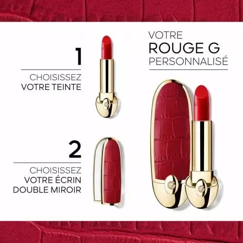 Guerlain ROUGE G L'écrin bijou double miroir - le rouge à lèvres soin personnalisable